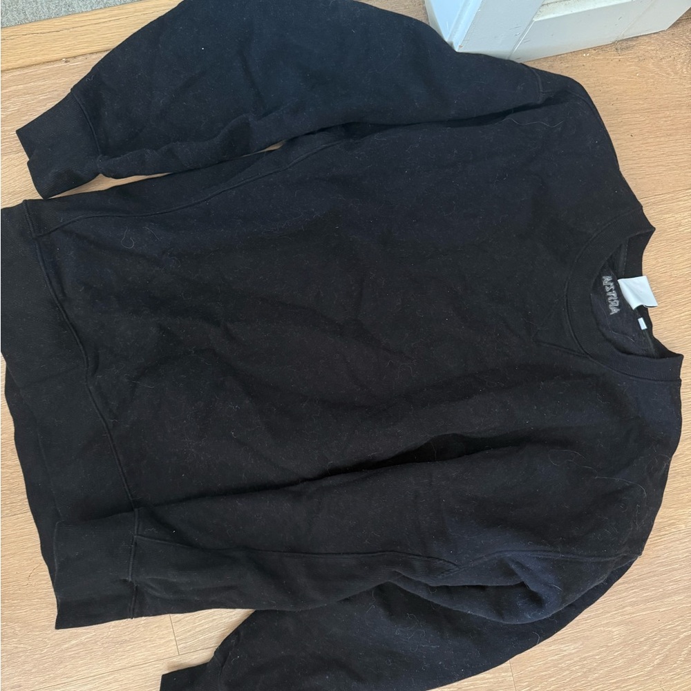 Aritzia Black Crewneck Sweater